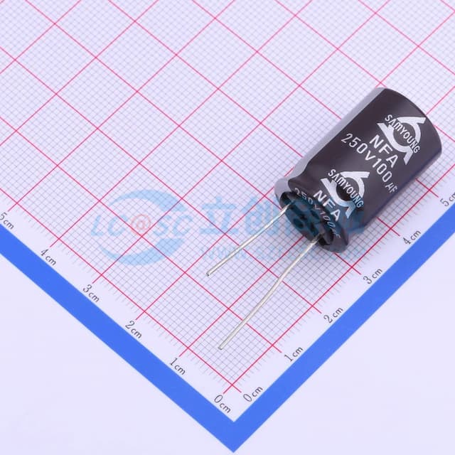 100uF ±20% 250V 【插件】实物图
