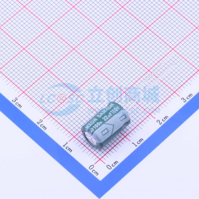 22uF ±20% 100V 【插件】实物图