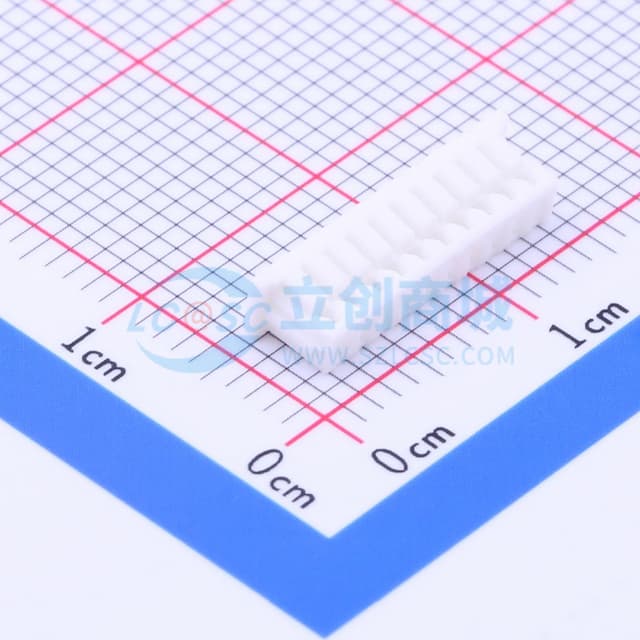 白色 1x10P 1.25mm实物图