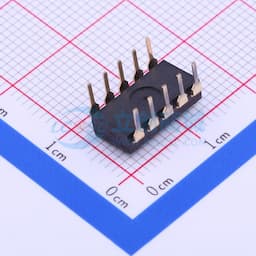间距2.54mm 平拨,凸起式 5位拨码开关 【拨码】缩略图