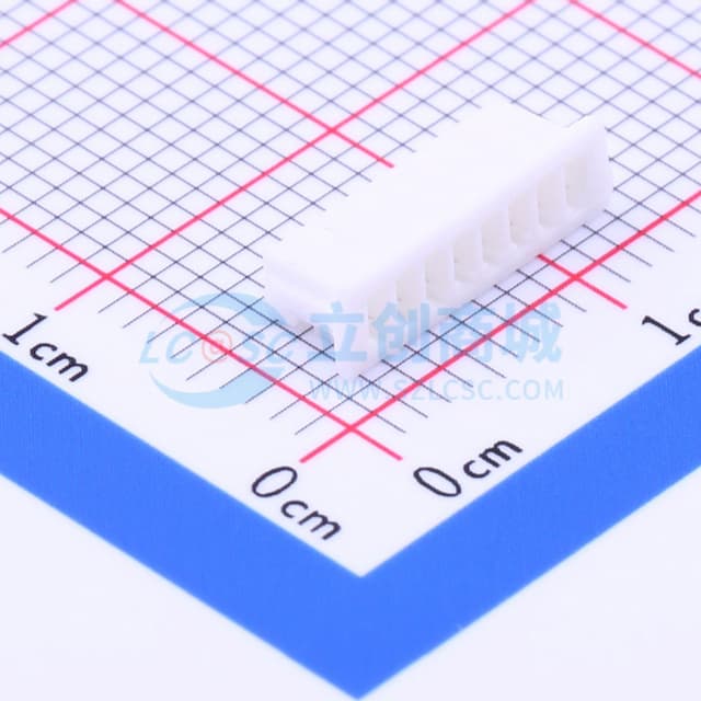 白色 1x8P 1.25mm实物图