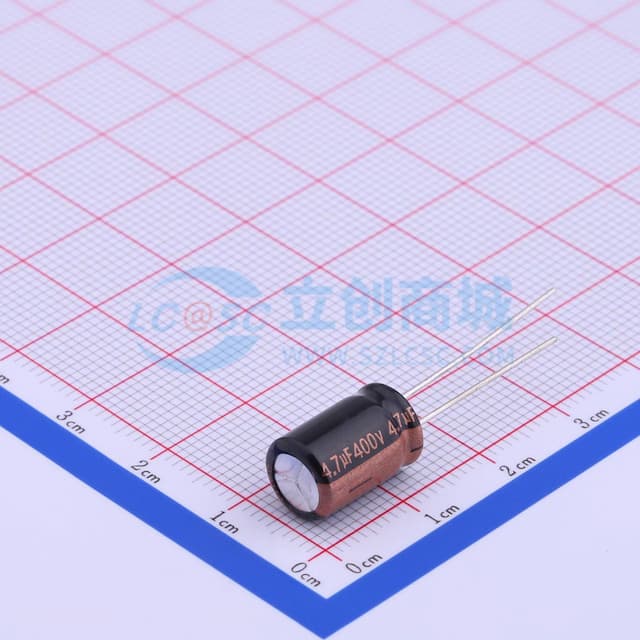 4.7uF ±20% 400V 【插件】实物图