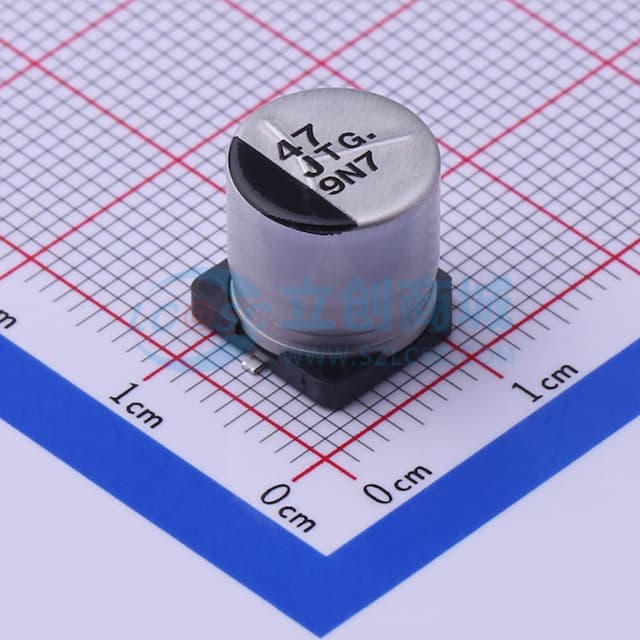 47uF ±20% 63V实物图