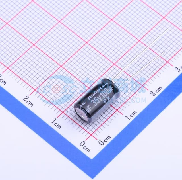 100uF ±20% 35V 【引线】实物图