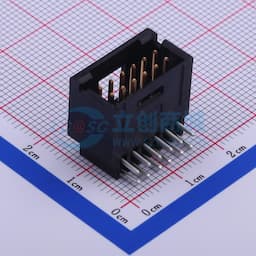 2x6P 间距:2.54mm 弯插 【插件】缩略图