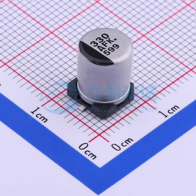 330uF ±20% 10V实物图