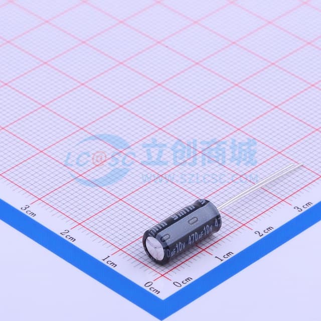 470uF ±20% 10V 【引线】实物图