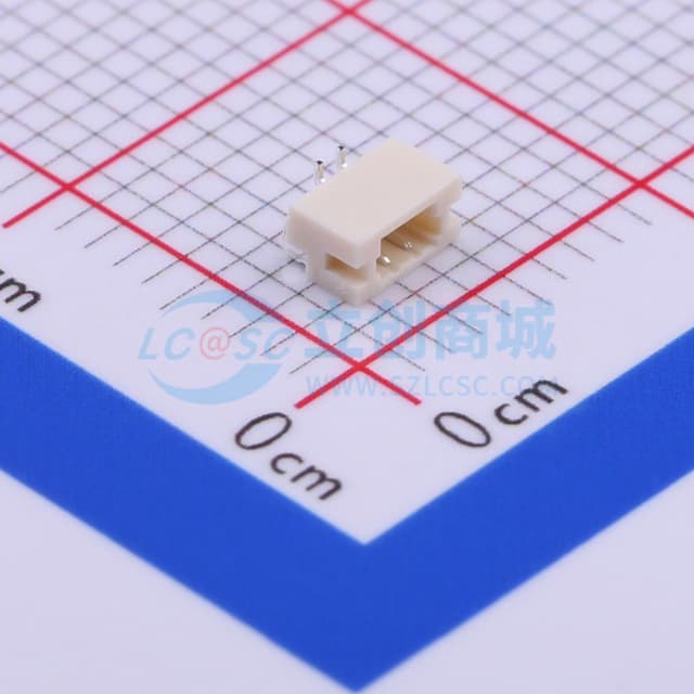 1x2P 间距:0.8mm 立贴 系列:SUR实物图