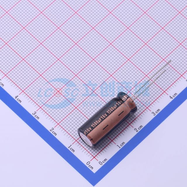 1500uF ±20% 16V 【引线】实物图