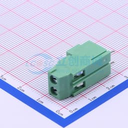 1x2P 5.08mm 直插 排数:1 每排P数:2【螺钉】缩略图