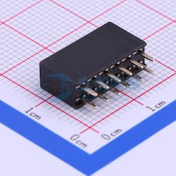 2x6P 间距:2.54mm 直插 【排针】缩略图