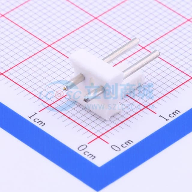 1x2P 间距:3.96mm 直插 【插件】实物图