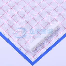 白色 1x20P 间距:2.5mm 弯插【插件】缩略图
