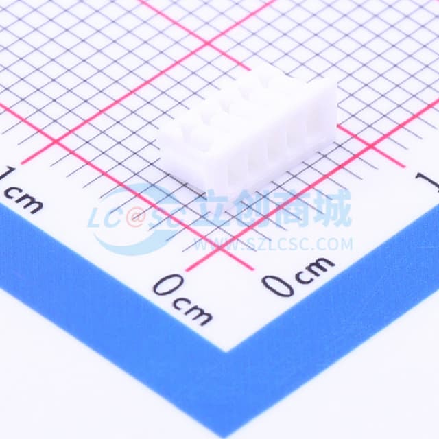 白色 1x5P 1.25mm实物图