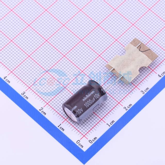 1000uF ±20% 10V 【引线】实物图