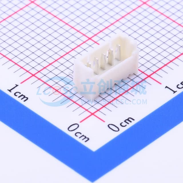 1x5P 间距:1.25mm 弯插 【插件】实物图