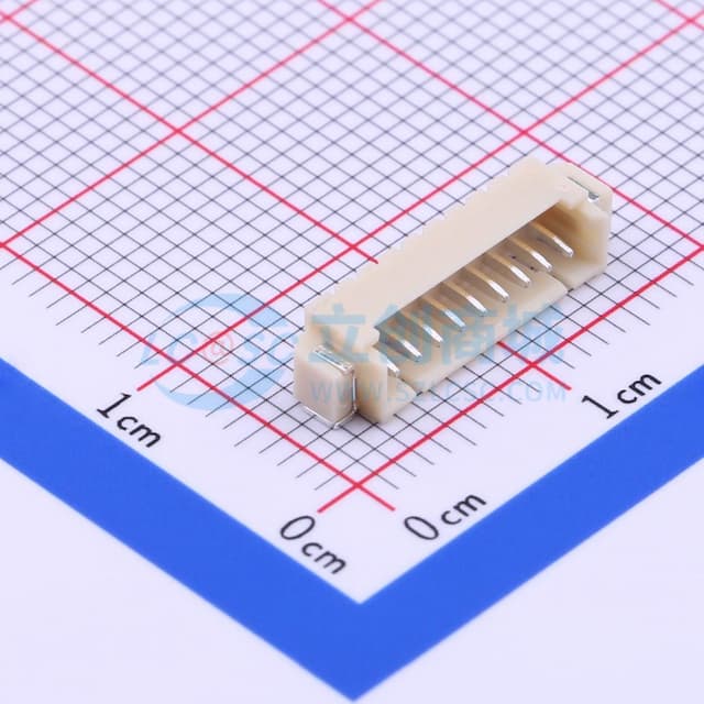 1x9P 间距:1.25mm 卧贴实物图