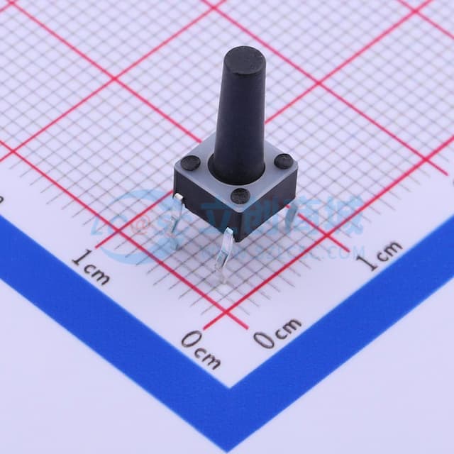 6*6*9.9mm 直插 轻触开关 【轻触】实物图