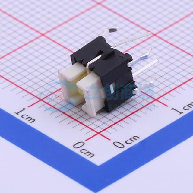 6*6*7.2mm 直插 轻触开关 【轻触】实物图