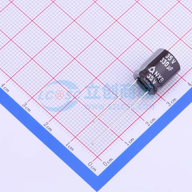 330uF ±20% 35V 【引线】实物图