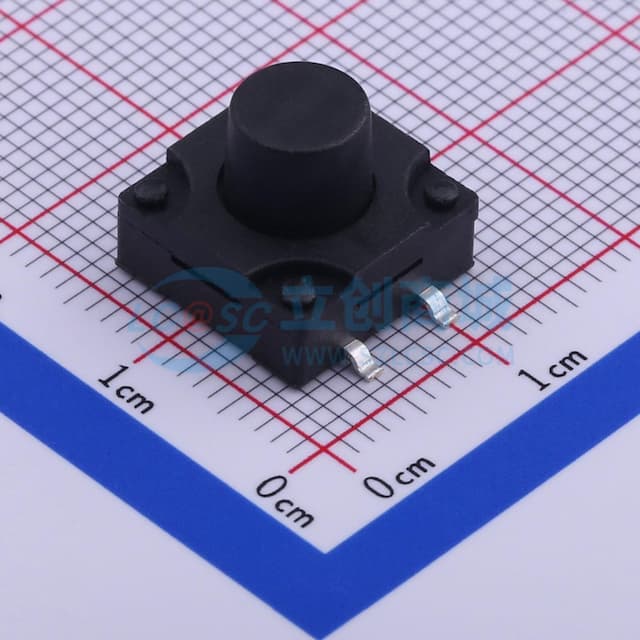 12*12*10mm 立贴 轻触开关实物图