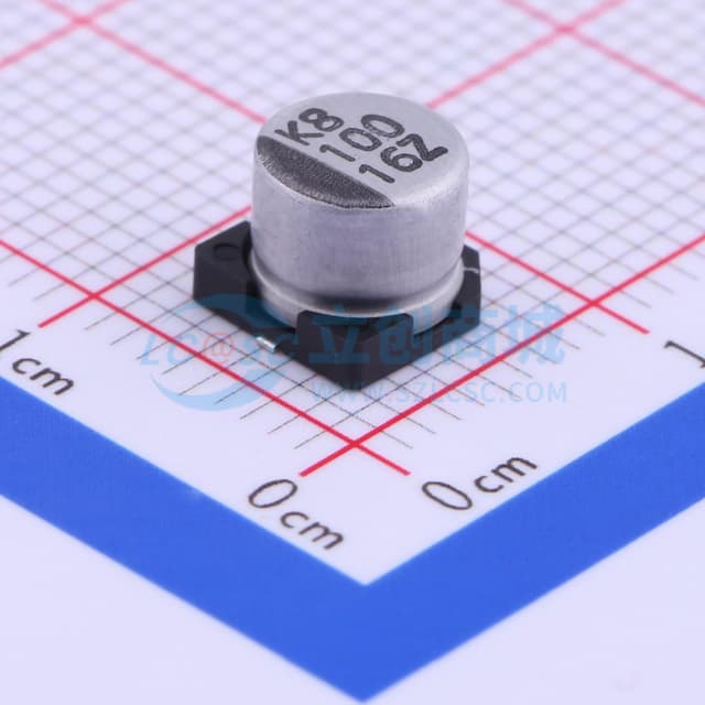 100uF ±20% 16V实物图