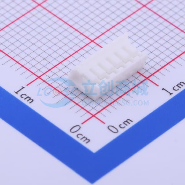 白色 1.5mm 1x6P实物图