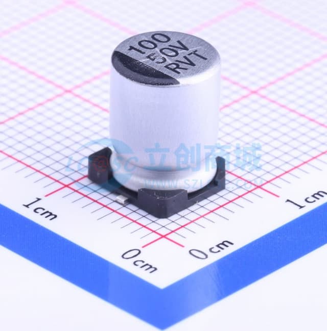 100uF ±20% 50V实物图