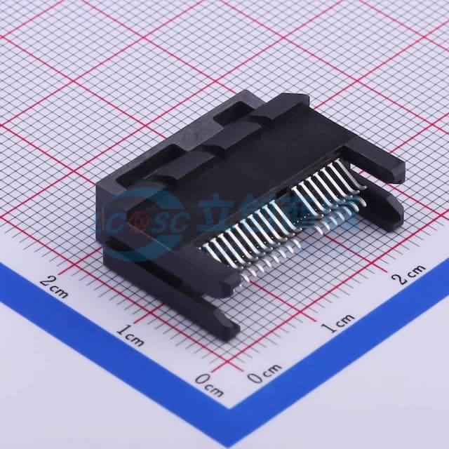 黑色 PCIE连接器 PCIE3.0 PCI-E夹板连接器 带安装耳 卡边缘连接器 带cap实物图