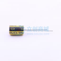 1000uF ±20% 6.3V 【插件】缩略图
