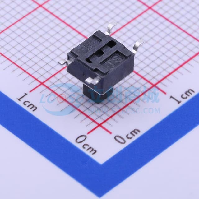 6*6*7.5mm 立贴 轻触开关实物图