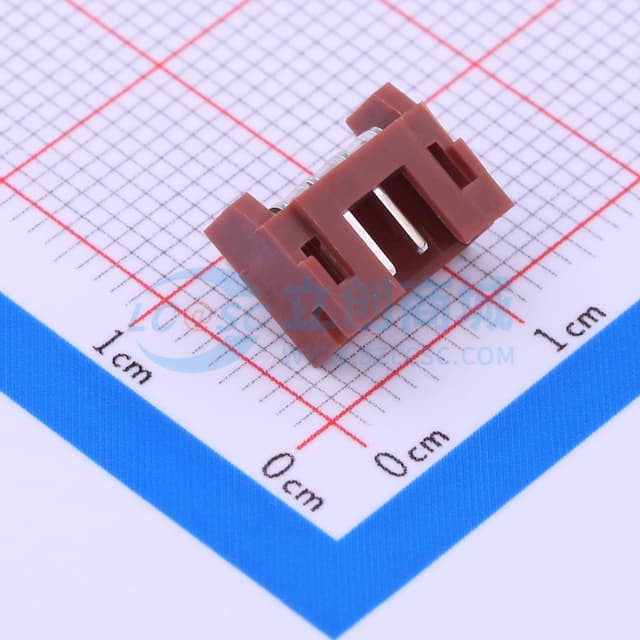 1x4P 间距:2mm 弯插 【插件】实物图