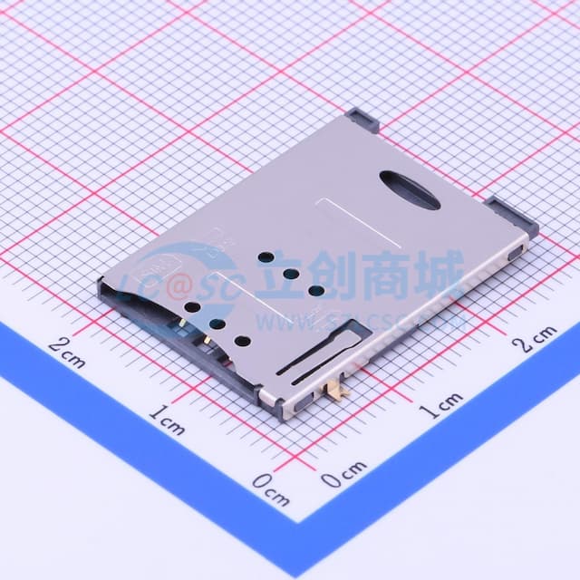 自弹式 MiniSIM卡 卡座实物图