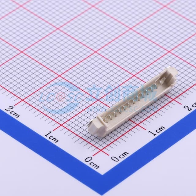 1x14P 间距:1.25mm 卧贴 系列:PicoBlade(MX 1.25)实物图