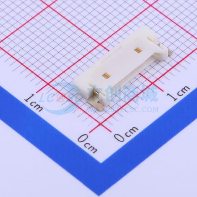 1x7P 间距:1.25mm 卧贴实物图
