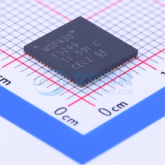 具有 128KB 闪存、8KB SRAM、10 位 ADC、比较器、DMA、UART/SPI/I2C 和硬件乘法器的 25MHz MCU实物图