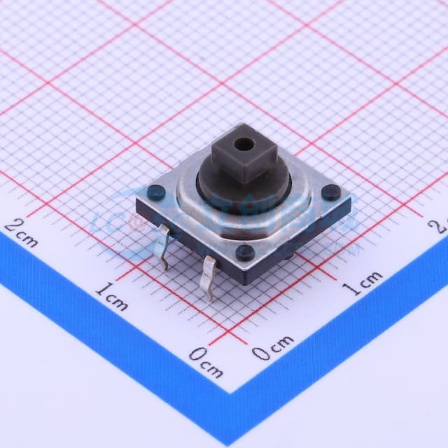 【插件】12*12*3mm 直插 轻触开关实物图