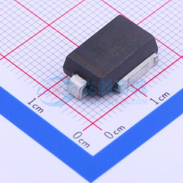 单向TVS 28V截止 峰值脉冲电流：145A实物图