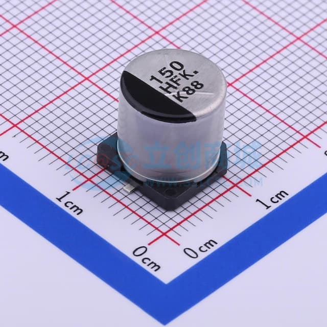 150uF ±20% 50V实物图
