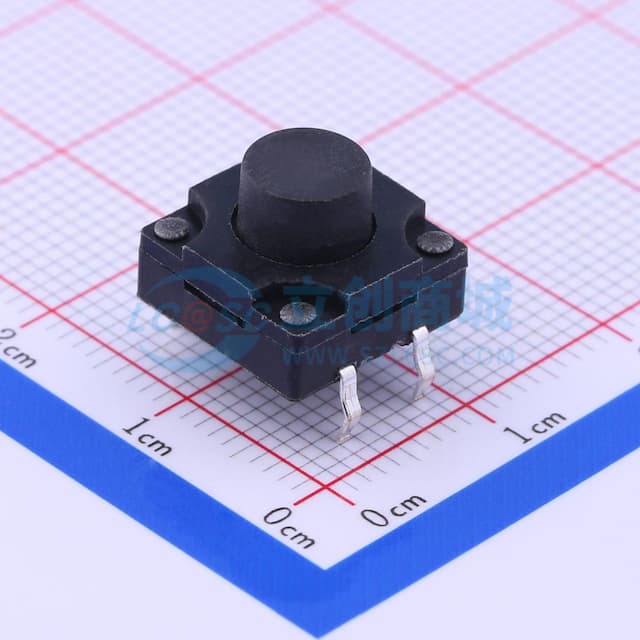 12*12*9mm 直插 轻触开关 【插件】实物图