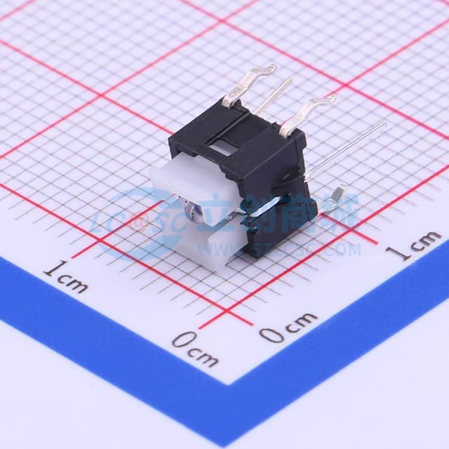6*6*7.2mm 直插 轻触开关 【轻触】实物图