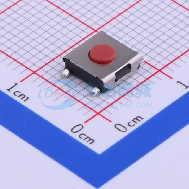 6.2*6.2*2.5mm 立贴 轻触开关实物图