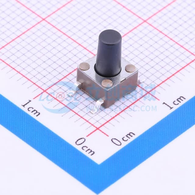 6*6*5.9mm 立贴 轻触开关实物图