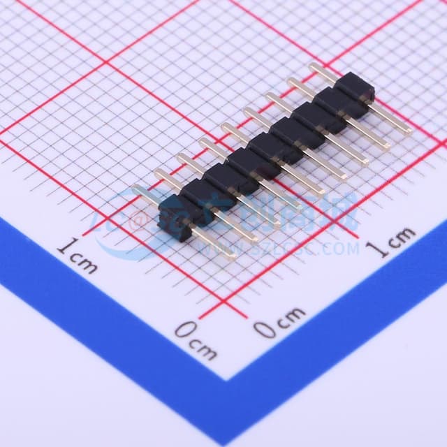 1x9P 间距:2mm 方针 直插 【排针】实物图