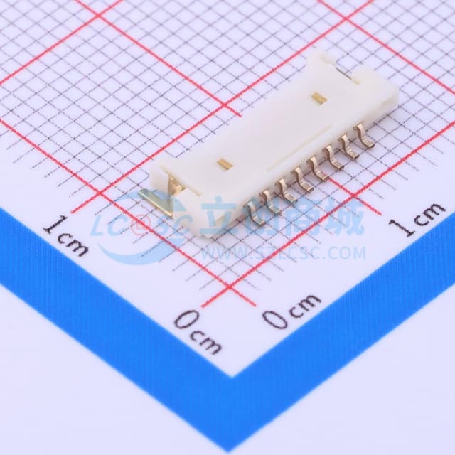 间距:1.25mm 1x8P实物图