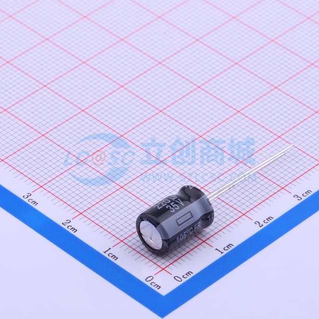 220uF ±20% 35V 【插件】实物图