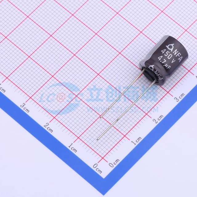 4.7uF ±20% 450V 【引线】实物图