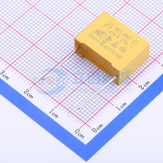 470nF ±10% 275V 等级:X2 【安规】实物图