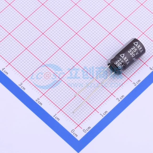 330uF ±20% 25V 【插件】实物图