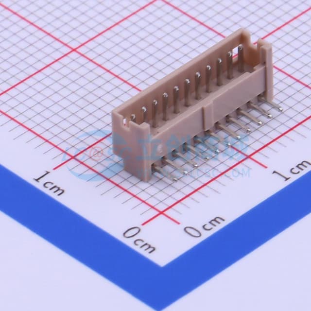 1x11P 间距:1.25mm 弯插 【插件】实物图
